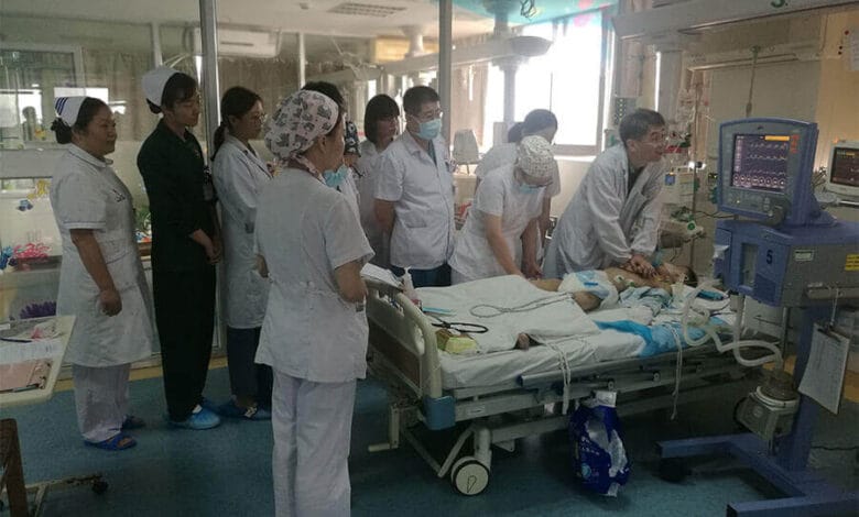30 Doctors percolate 30,000 chest Compressions on a Child and saved him