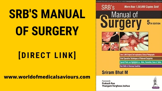 SRB's Manual of surgery pdf