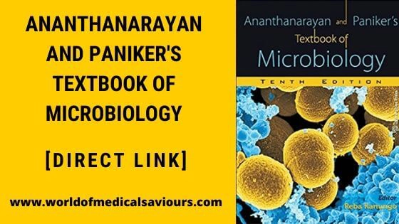 Ananthanarayan and paniker's textbook of microbiology pdf download