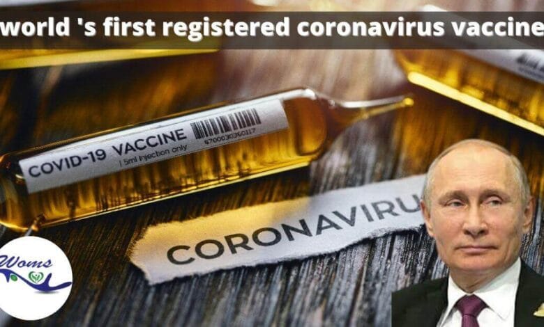 world's first coronavirus vaccine registered by Russia