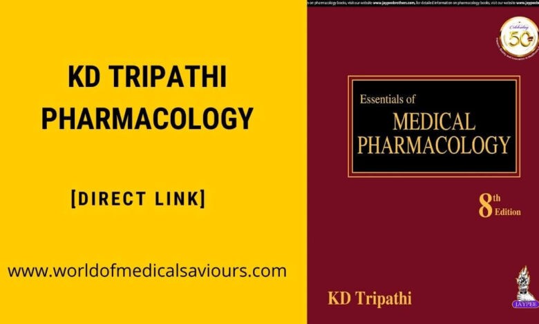 KD Tripathi Pharmacology