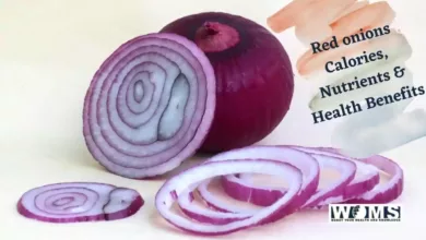 red onions calories