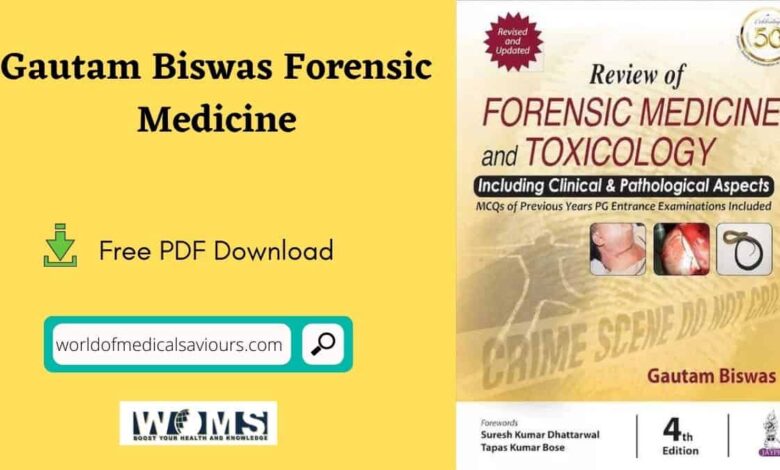 Gautam Biswas Forensic Medicine PDF