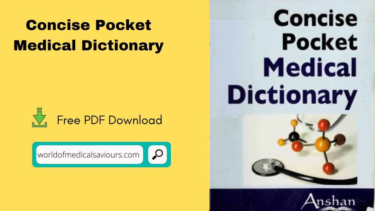 Concise Pocket Medical Dictionary WOMS